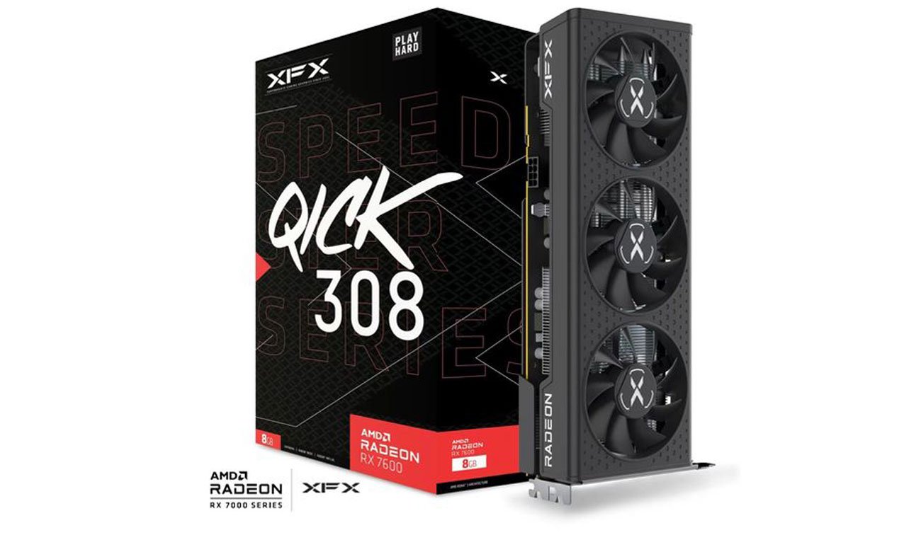 XFX Radeon RX 7600 Black Edition 8 ГБ GDDR6