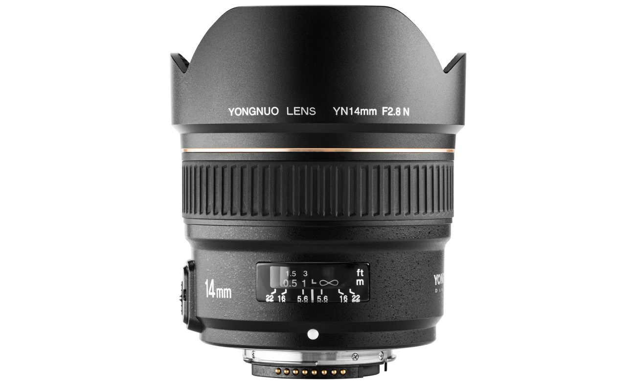 Об',єктив Yongnuo YN 14mm f/2.8 для Nikon F