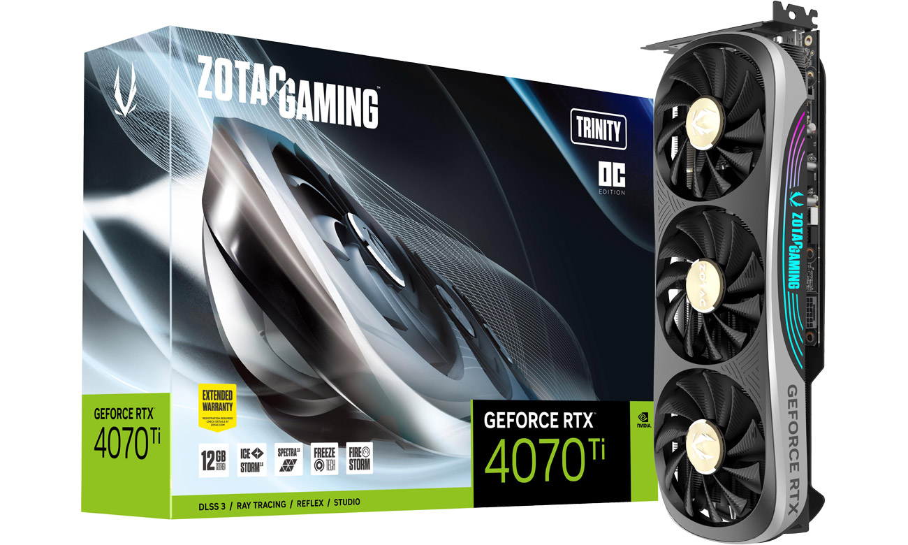 Zotac GeForce RTX 4070 Ti Gaming TRINITY OC 12GB GDDR6X