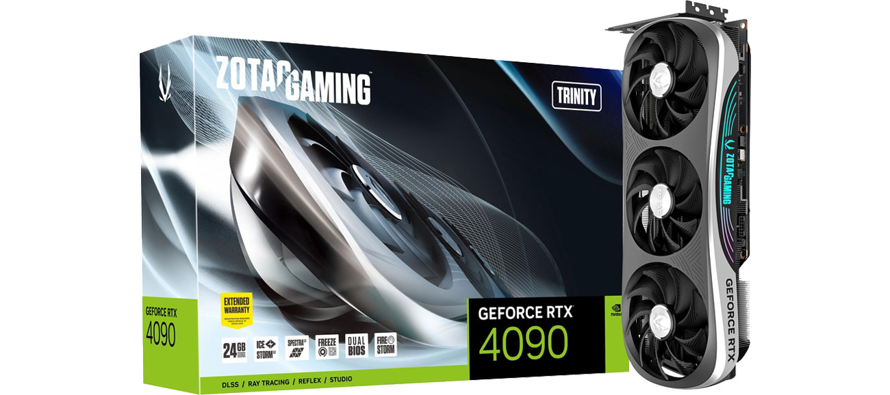 Zotac GeForce RTX 4090 Gaming Trinity 24GB GDDR6X ZT-D40900D-10P