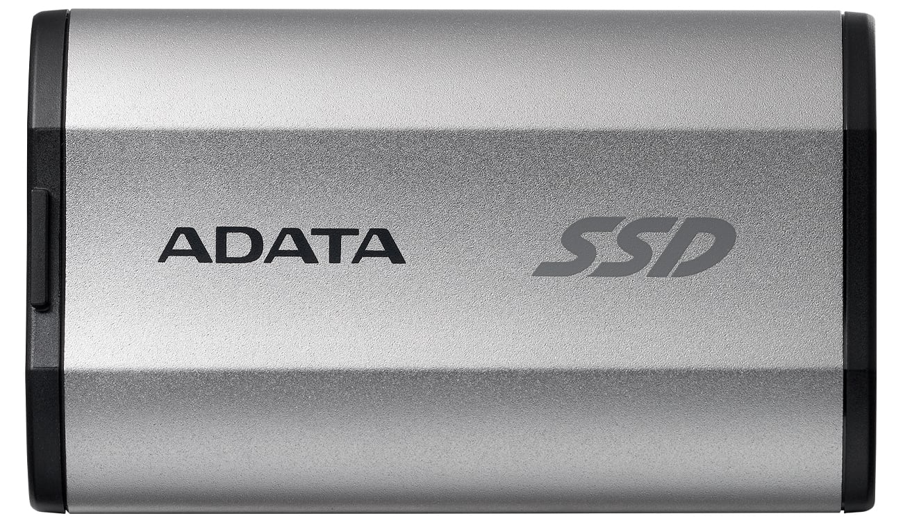 Внешний накопитель ADATA SD810 Silver – вид спереди
